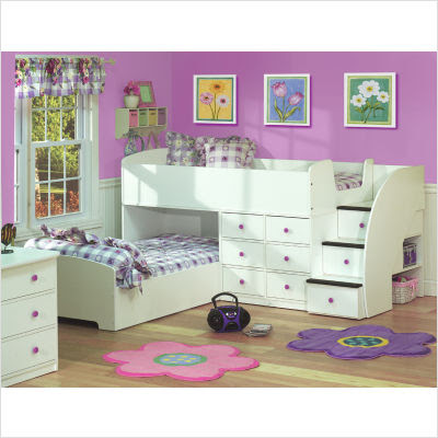 pretty girls beds