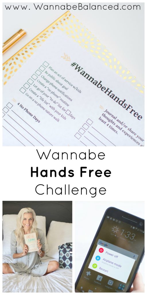 Wannabe Hands Free ~ June Challenge by lifestyle blogger Crystal of Wannabe Balanced Mom