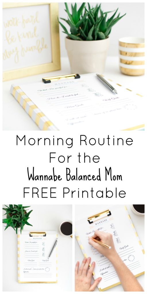 Establishing A Daily Morning Routine by lifestyle blogger Crystal of Wannabe Balanced Mom
