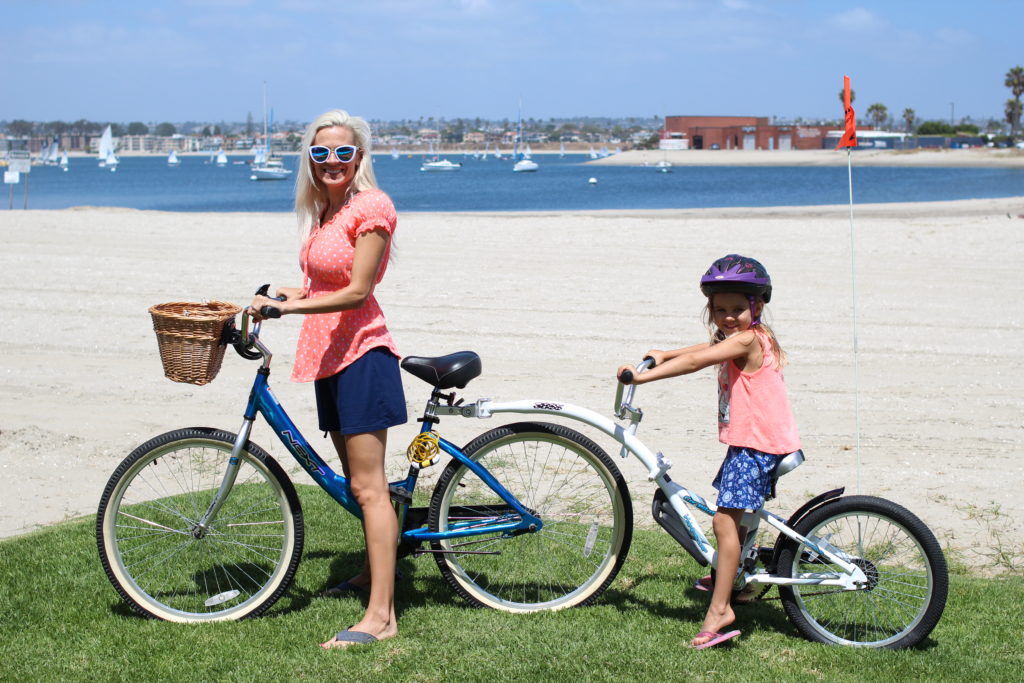 Riding bikes