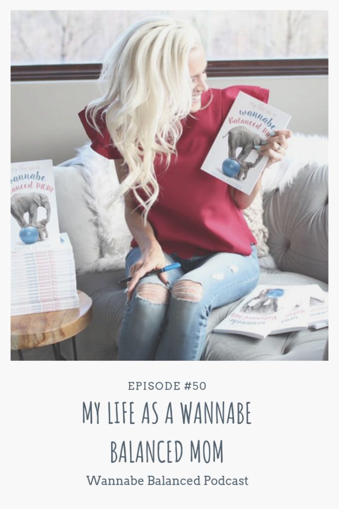 Top US podcaster, Crystal Escobar, with her book Wannabe Balanced Mom book